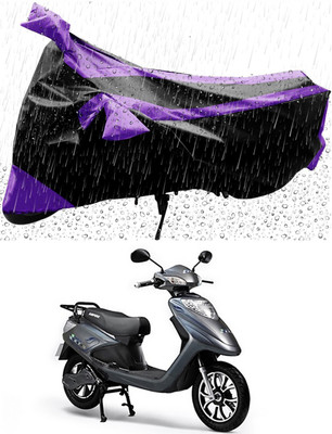 MWBB Waterproof Two Wheeler Cover for Ampere(V 48, Black)