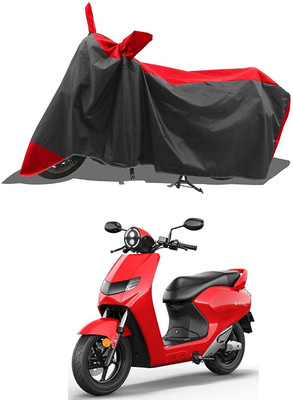 APNEK Waterproof Two Wheeler Cover for Bounce(Infinity E1, Red, Black)