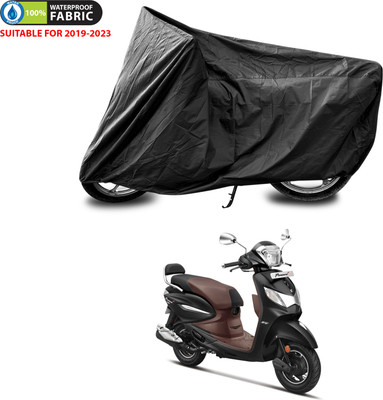 PAGORA Waterproof Two Wheeler Cover for Hero(Pleasure Plus, Black)