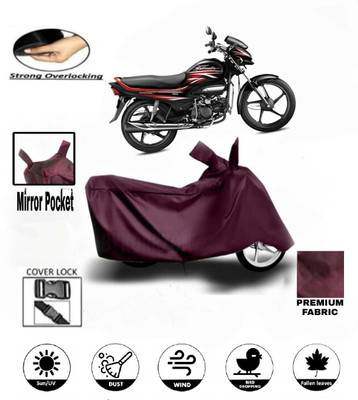 AutoGalaxy Waterproof Two Wheeler Cover for Hero(Super Splendor, Maroon)
