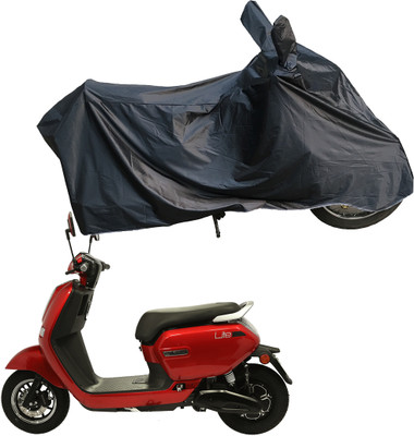 Motodreka Waterproof Two Wheeler Cover for Okinawa(Lite, Black)