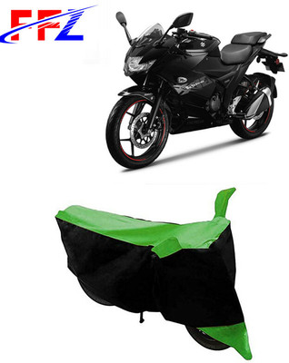 FFZ Two Wheeler Cover for Suzuki(Gixxer SF, Black, Green)