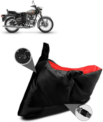 CODOKI Waterproof Two Wheeler Cover for Royal Enfield(Bullet 500, Red)