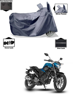 PAGORA Waterproof Two Wheeler Cover for Yamaha(FZ, Grey)
