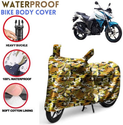 kerwa Waterproof Two Wheeler Cover for Yamaha(FZ FI, Multicolor)