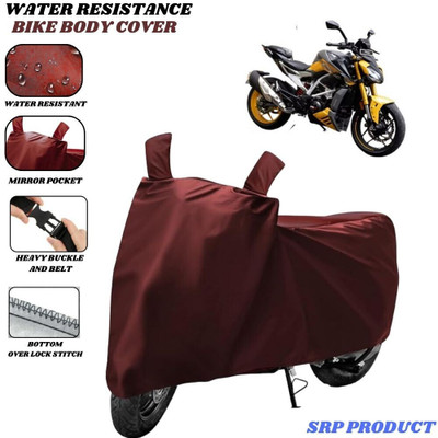 SRP PRODUCT Waterproof Two Wheeler Cover for TVS(Apache RTR 310, Maroon)