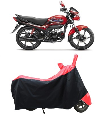 Coxtor Two Wheeler Cover for Hero(Passion Pro i3S, Red)