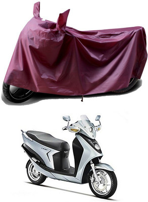 APNEK Waterproof Two Wheeler Cover for Hero(Leap Hybrid SES, Maroon)