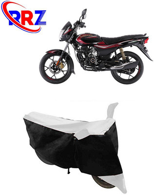 RRZ Waterproof Two Wheeler Cover for Bajaj(Platina 110 H-Gear, Black, White)