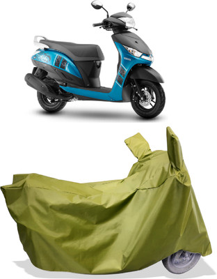 Amexride Two Wheeler Cover for Yamaha(Alpha BS6 BS6, Maroon)