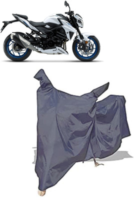 Amexride Two Wheeler Cover for Suzuki(GSX, Grey)