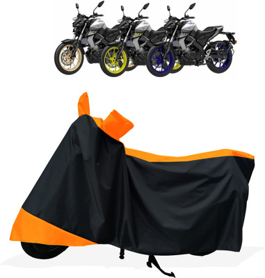 Tricway Two Wheeler Cover for Yamaha(MT-15 BS6, Orange)