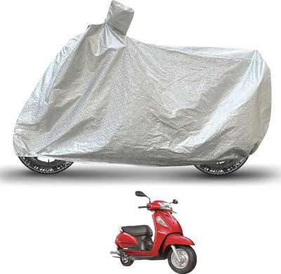 Caronix Waterproof Two Wheeler Cover for Suzuki(Access SE, Silver)