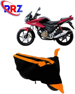 RRZ Waterproof Two Wheeler Cover for Honda(Stunner CBF, Black, Orange)