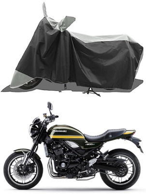 GROFATIK Two Wheeler Cover for Kawasaki(Z900 RS Cafe Racer BS6, White)