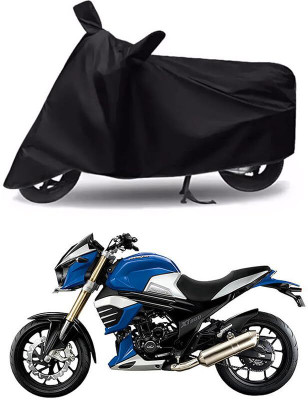 KEDIT Two Wheeler Cover for Mahindra(MOJO XT 300, Black)