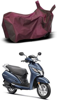 Mdstar Waterproof Two Wheeler Cover for Honda(Activa 125, Maroon)