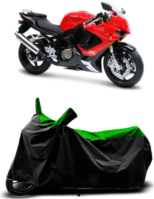 VESMEI Two Wheeler Cover for Hyosung(GT250R, Green)
