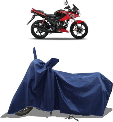 KEDIT Two Wheeler Cover for Honda(CBF Stunner, Blue)