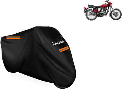 Juvdoxj Waterproof Two Wheeler Cover for Royal Enfield(Bullet Electra Twinspark, Black)