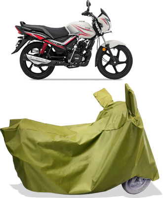 Amexride Two Wheeler Cover for TVS(Star City Plus BS6, Maroon)