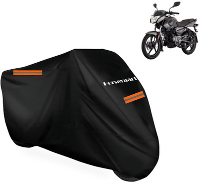 Horseyaart Waterproof Two Wheeler Cover for Bajaj(Pulsar NS125, Black)
