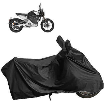 DIGGU Two Wheeler Cover for Revolt(RV Cafe Racer BS6, Black)