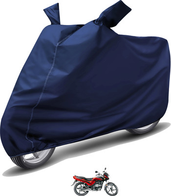 Caronix Waterproof Two Wheeler Cover for Hero(Passion Plus, Blue)
