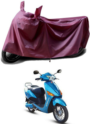 THE REAL ARV Waterproof Two Wheeler Cover for Hero(Electric Optima DX, Maroon)