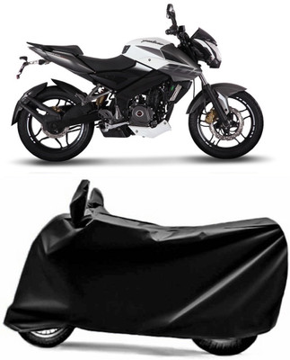 V VINTON Two Wheeler Cover for Bajaj(Pulsar NS200, Black)
