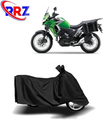 RRZ Waterproof Two Wheeler Cover for Kawasaki(Versys-X 300, Black)