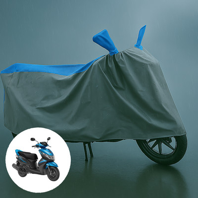 CODOKI Waterproof Two Wheeler Cover for Yamaha(Ray Z, Grey, Blue)
