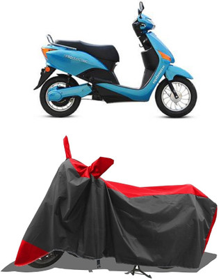 SPECTUS Two Wheeler Cover for Hero(Electric Optima DX BS6, Red)