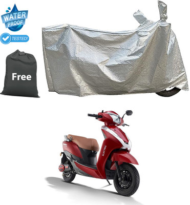 CODOKI Waterproof Two Wheeler Cover for Ampere(Magnus BS6, Silver)