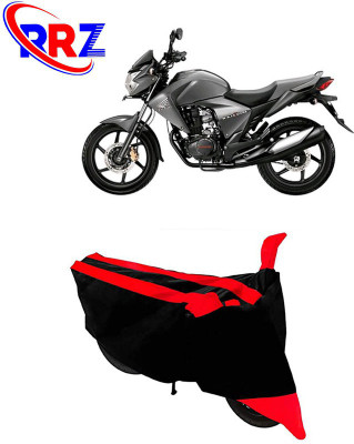 RRZ Waterproof Two Wheeler Cover for Honda(Dazzler, Black, Red)