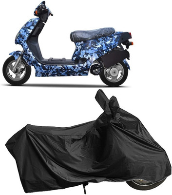 DIGGU Two Wheeler Cover for Hero(Electric AXLHE-20 BS6, Black)