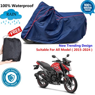 OliverX Waterproof Two Wheeler Cover for Honda(Xblade, Blue, Red)