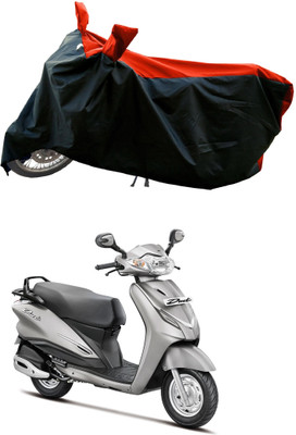 AESTRYD Two Wheeler Cover for Hero(Duet VX 110CC, Red)