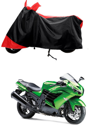 GROFATIK Two Wheeler Cover for Kawasaki(Ninja ZX-14R, Red)