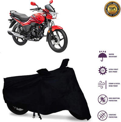 WMIZEXA Waterproof Two Wheeler Cover for Hero(Passion Xpro, Black)