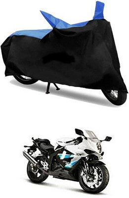 MMSSTAR Waterproof Two Wheeler Cover for Hyosung(GT250R, Blue, Black)