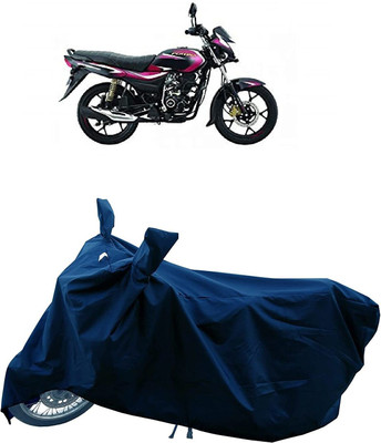 Mdstar Waterproof Two Wheeler Cover for Bajaj(Platina 110 H-Gear, Blue)