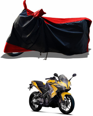 DeepShakshi AUTOMOTIVE Waterproof Two Wheeler Cover for Bajaj(Pulsar SS400 BS6, Red)