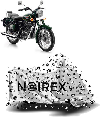 NOIREX Two Wheeler Cover for Royal Enfield(Bullet 500, Silver)