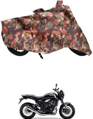 THE REAL ARV Waterproof Two Wheeler Cover for Kawasaki(Multicolor)