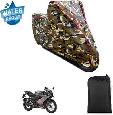 PAGORA Waterproof Two Wheeler Cover for Yamaha(YZF-R15 V3 BS6, Yellow)