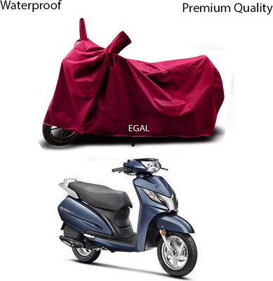 EGAL Waterproof Two Wheeler Cover for Honda(Activa 125, Maroon)