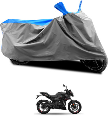 CODOKI Waterproof Two Wheeler Cover for Bajaj(Pulsar 250, Grey, Blue)