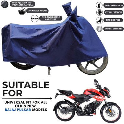 ZAQE Two Wheeler Cover for Bajaj(Pulsar 200NS FI, Blue)