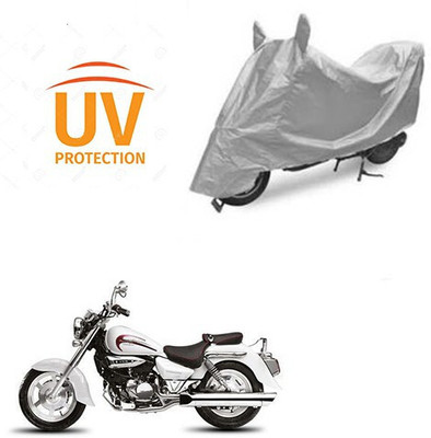 DeepShakshi AUTOMOTIVE Waterproof Two Wheeler Cover for Hyosung(Aquila 250, Silver)